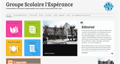 Desktop Screenshot of esperancegsp.org
